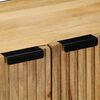 vidaXL Sideboard Braun 60x33x75 cm Massivholz Mango
