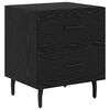vidaXL Nachttisch Schwarz Eichen-Optik 40 x 35 x 47,5 cm Holzwerkstoff