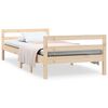 vidaXL Massivholzbett ohne Matratze 80x200 cm Kiefernholz
