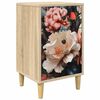 vidaXL Nachttisch BORNE Sonoma-Eiche 36 x 33 x 60 cm Holzwerkstoff