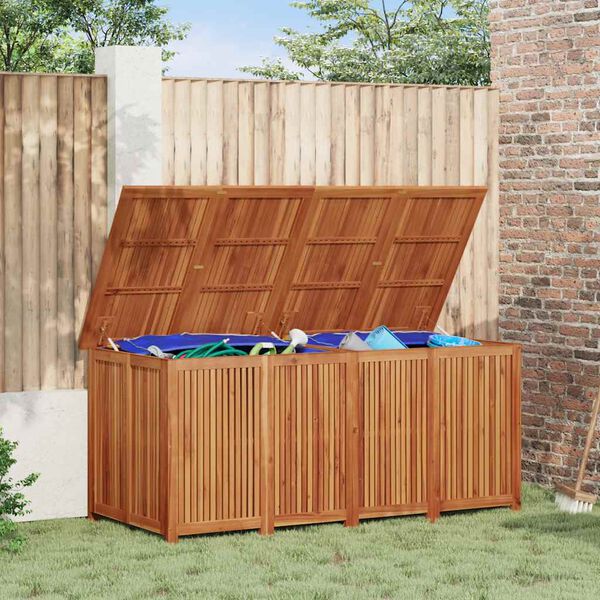 vidaXL Gartenbox 175x80x75 cm Massivholz Akazie