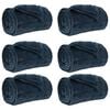 vidaXL Wohndecken 6 Stk. Marineblau 130 x 150 cm 3.04 Fleece