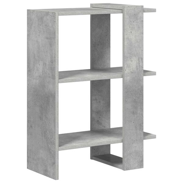 vidaXL B&uuml;cherregal Beton Grau 52 x 25 x 71,5 cm Holzwerkstoff