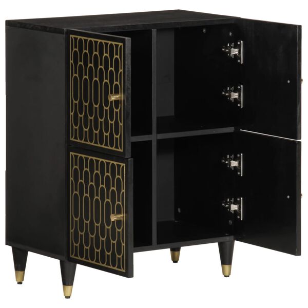 vidaXL Beistellschrank 60x33x75 cm Massivholz Mango