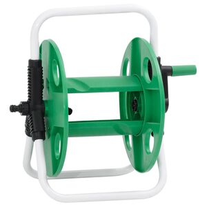 vidaXL Schlauchtrommel Freistehend f&uuml;r 45 m 1/2" Schlauch Stahl