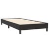 vidaXL Boxspringbett mit Matratze Schwarz 100x220 cm Samt