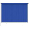 vidaXL Au&szlig;enrollo 205 (B)x140 (H) cm Blau HDPE