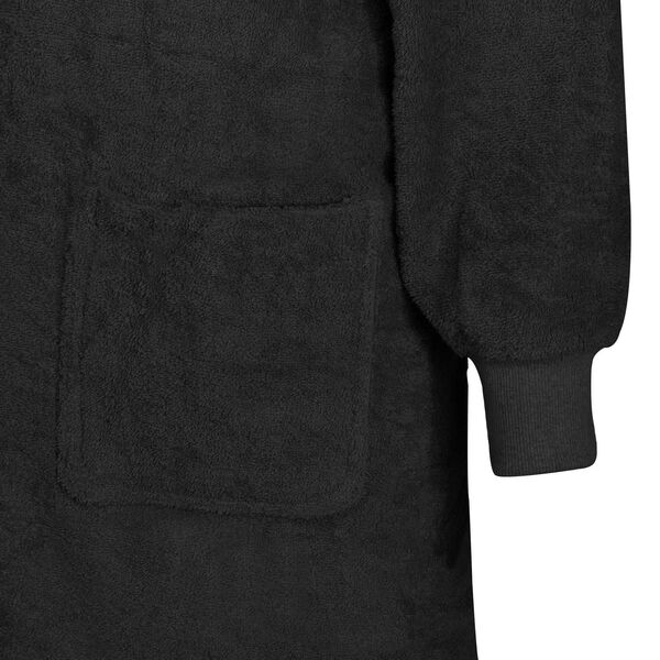 vidaXL Decken-Hoodie KINN Schwarz XL Baumwolle