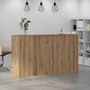vidaXL Empfangstheke Artisan-Eiche 180x50x103,5 cm Holzwerkstoff