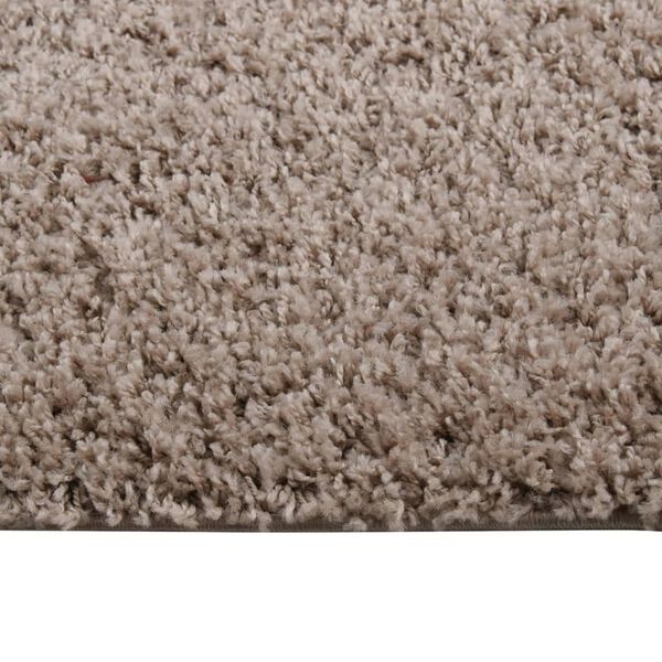 vidaXL Teppich Shaggy Hochflor Beige 200x290 cm