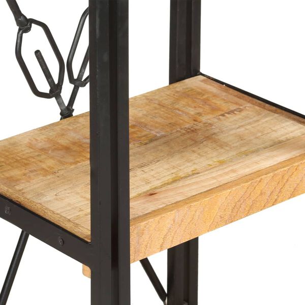vidaXL B&uuml;cherregal 3 F&auml;cher 40x30x80 cm Mango Massivholz