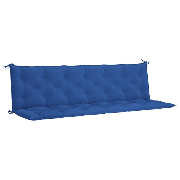 vidaXL Gartenbank-Auflage Blau 200x(50+50)x7 cm Oxford-Gewebe