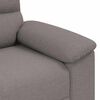 vidaXL 2-Sitzer-Sofa Taupe 180x81x84 cm Stoff