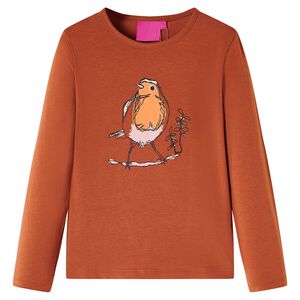 vidaXL Kinder-Langarmshirt Cognac 104