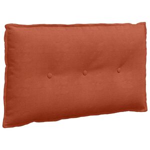 vidaXL R&uuml;ckenkissen Rot-Orange 80 x 50 cm Cordstoff