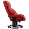 vidaXL TV-Sessel mit Fu&szlig;hocker Rot Kunstleder