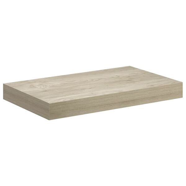 vidaXL Schwebendes Wandregal Eichefarben 40x23x3,8 cm MDF