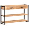 vidaXL Sideboard 120x30x75 cm Akazie Massivholz