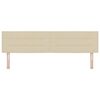 vidaXL Kopfteil Creme 180 cm Stoff