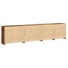 vidaXL LED-Sideboard Altholz 283 x 37 x 67 cm Holzwerkstoff