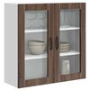 vidaXL K&uuml;chenschrank Braun Eichen-Optik 80 x 31 x 80 cm Holzwerkstoff