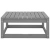 vidaXL 7-tlg. Garten-Lounge-Set Grau Kiefer Massivholz
