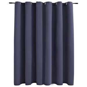 vidaXL Verdunkelungsvorhang mit Metall&ouml;sen Anthrazit 290 x 245 cm