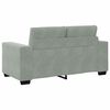 vidaXL Sofa Set 3 pcs Hellgrau 221 x 80 x 80 cm Samt