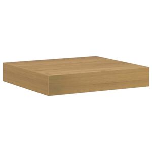 vidaXL Wandregal Wandhalterung Braun 23 x 23,5 x 3,8 cm Holzwerkstoff