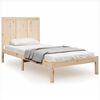 vidaXL Massivholzbett ohne Matratze 100x200 cm Kiefernholz