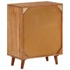 vidaXL Sideboard 60x35x74 cm Massivholz Akazie