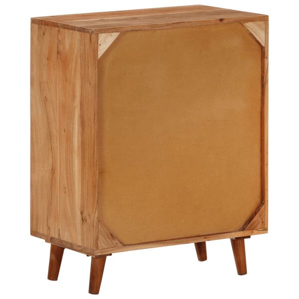 vidaXL Sideboard 60x35x74 cm Massivholz Akazie