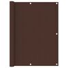 vidaXL Balkon-Sichtschutz Braun 120x300 cm Oxford-Gewebe
