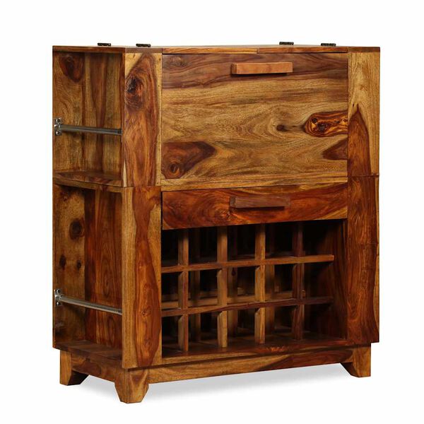 vidaXL Barschrank Massivholz Akazie 85x40x95 cm