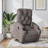 vidaXL Relaxsessel mit Aufstehhilfe Taupe Stoff