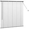 vidaXL Balkenjalousien mit Vorh&auml;ngen Schwarz 130 x 135 cm Aluminium