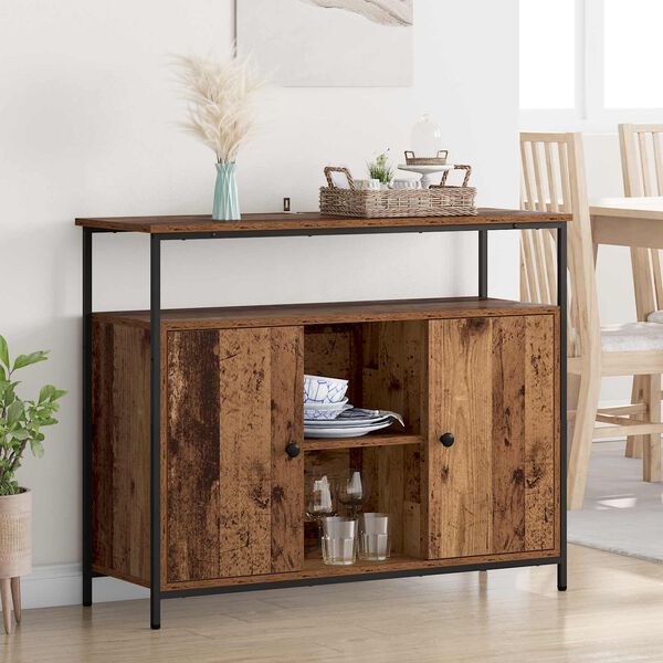 vidaXL Sideboard Altholz 100 x 35 x 80 cm Holzwerkstoff