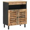 vidaXL Stauraumschr&auml;nke Natur 60 x 33 x 75 cm Massivholz Mango