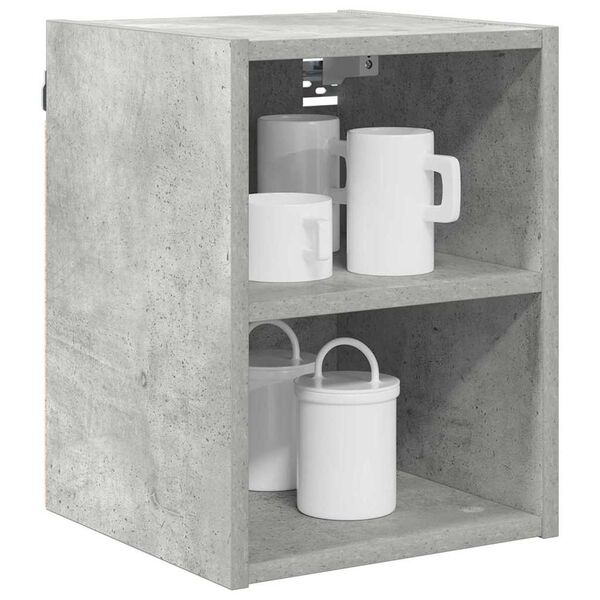 vidaXL H&auml;ngeschrank Beton Grau 30 x 29,5 x 40 cm Holzwerkstoff