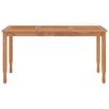 vidaXL 5-tlg. Garten-Essgruppe Massivholz Teak