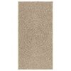 vidaXL Teppich ZIZUR Beige 60x110 cm Jute-Optik Indoor und Outdoor