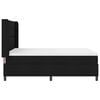 vidaXL Boxspringbett mit Matratze Schwarz 140 x 190 cm Stoff