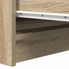 vidaXL Sideboard Sonoma-Eiche 100x35x99 cm Holzwerkstoff