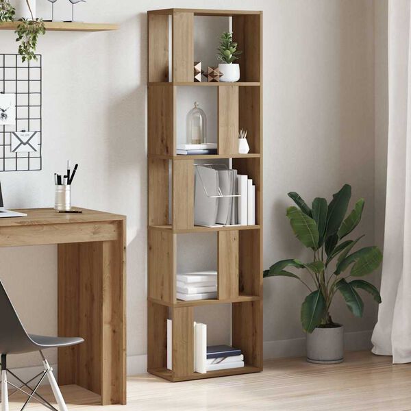 vidaXL Bücherschrank Artisan-Eiche 45x24x159 cm Holzwerkstoff