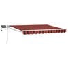 vidaXL Manuelle Gelenkarmmarkise mit LEDs 3,5 x 2,5 m