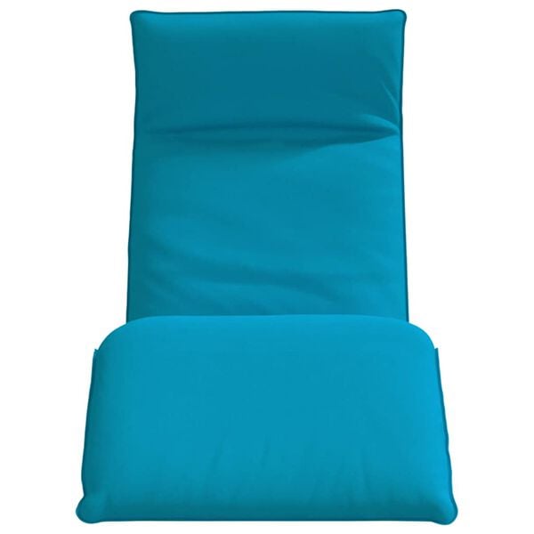 vidaXL Sonnenliege Klappbar Hellblau 175x54x8,5 cm Oxford-Gewebe