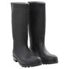 vidaXL Gummistiefel Schwarz Gr&ouml;&szlig;e 44 PVC