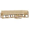 vidaXL Outdoor-Sofagarnitur 7 stk. Wei&szlig; und Beige