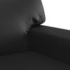 vidaXL 2-Sitzer-Sofa Schwarz 120 cm Kunstleder