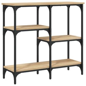 vidaXL Konsolentisch Sonoma-Eiche 80 x 29 x 75 cm Holzwerkstoff